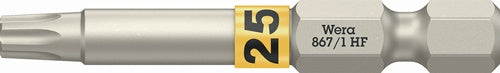 Bit 867 TORX® HF 1/4 Zoll TX 25 L50mm mFarbleitsystem WERA