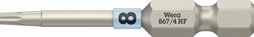 Bit 867 TORX® HF 1/4 Zoll TX 8 L50mm mFarbleitsystem WERA