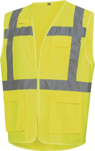 Warnweste 7119 GrXL neongelb EN ISO 13688/EN ISO 20471/EN 1149 NITRAS