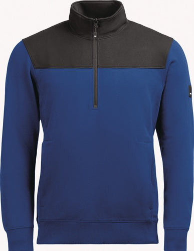 Zip-Sweatshirt ROB GrXXL royalblau-schwarz FHB