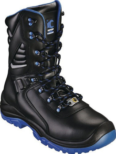 Sicherheitsstiefel TORGAU Gr40 W11 schwarz/blau S3S FO SR ESD EN20345