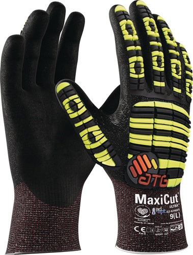 Schnittschutzhandschuhe MaxiCut® Ultra™ AD-APT® 52-6745FI Gr9 schwarz EN 388 - VPE: 12