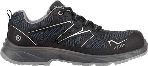 Sicherheitsschuh Pat Gr40 W11 schwarz S3S FO LG SR ESD EN20345 Textil BAAK