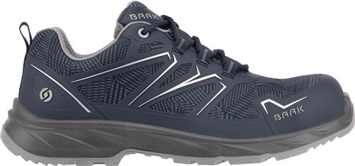 Sicherheitsschuh Pepe Gr44 W11 blau/grau S1PS FO LG SR ESD EN20345 Textil BAAK