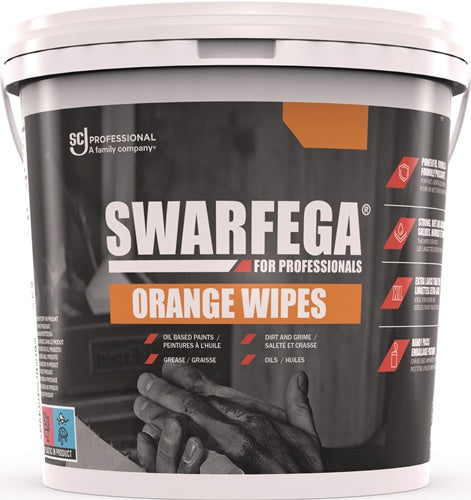 Handreinigungstuch Swarfega® ORANGE Wipes oEinsvWasser 150 St SWARFEGA