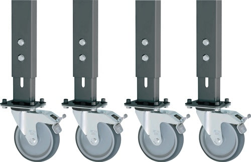 Rollensatz 4 Lenkrollen mFeststD125mm fWerktische H760-1080mm RAU