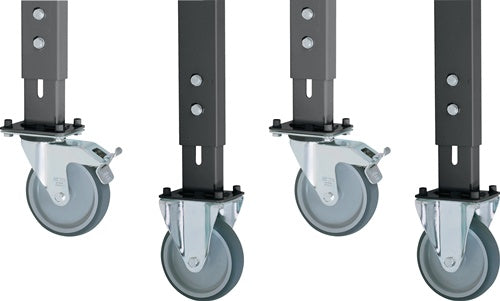 Rollensatz 2 Bock-/2 Lenkrollen mFeststD125mm fWerktische H760-1080mm RAU
