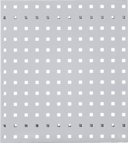 Lochplatte B450xL500mm lichtgrau RAL 7035 RASTERPLAN