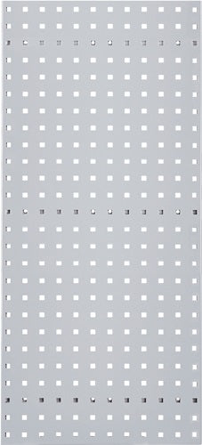 Lochplatte B450xL1000mm lichtgrau RAL 7035 RASTERPLAN