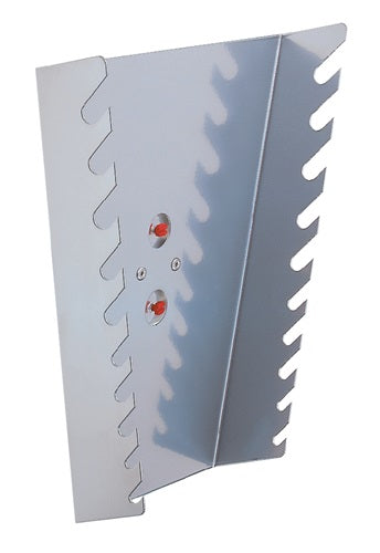 Ringschlüsselhalter senkrecht für 10 Schlüssel H255xB225/125xT50mm passend für Lochplatten RASTERPLAN