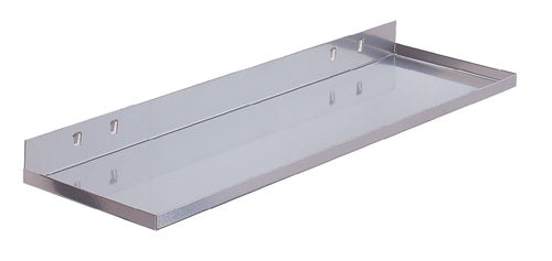 Ablageplatte B350xT125mm alufarben passend für Lochplatte RASTERPLAN