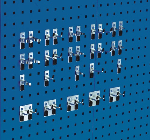 Werkzeughalter BxHmm 10Haken/5Doppelhaken/15einfache Werkzkle 30-tlg10 Haken/5 Doppelhaken/ 15 Werkzeugklemmen BOTT