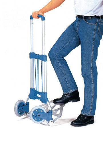 Transportkarre klappbar Stahlrohr/Aluminium Höhe 1090 mm Schaufellänge 320 mm Schaufelbreite 480 mm – Ansicht 3