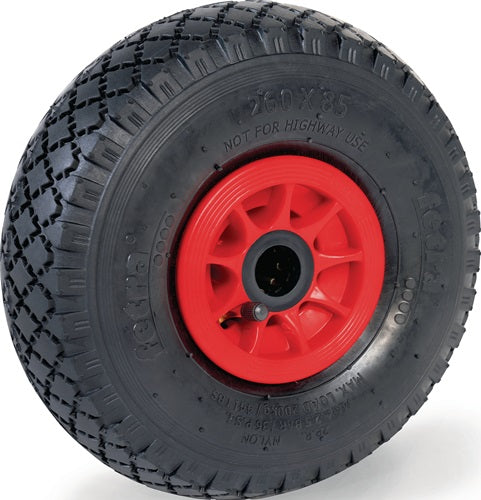 Luftrad 70107 Rad-Ø 260 mm Tragfähigkeit 200 kg Ersatzrad Block 2 PR Rollenlager FETRA