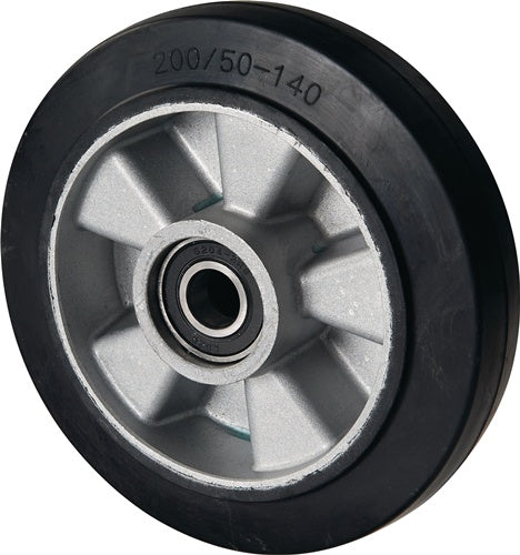 Lenkrad Vollgummi Naben-L 55 mm Rad-B 50 mm Rad-Ø 200 mm Alu-Guss-Felge fGabelhubwagen PFAFF bBaujahr 10/2014