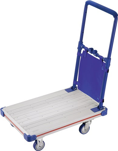 Plattformwagen Ladeflächen L705xB440 mm Stahlrohr Trgf 200 kg Räder und Bügel klappbar