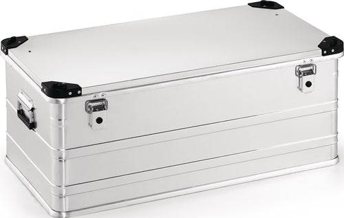 Aluminiumbox L902xB495xH380mm 140 l mit Klappverschluss und Stapelecken