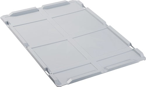 Stülpdeckel PP L600xB400mm grau für Transportstapelkasten ALLIT