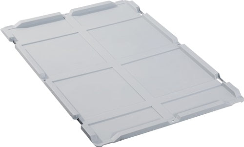 Scharnierdeckel PP L600xB400mm grau für Transportstapelkasten ALLIT