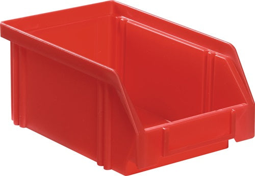 Sichtlagerkasten LK L160/140xB105xH75mm PS rot LA-KA-PE