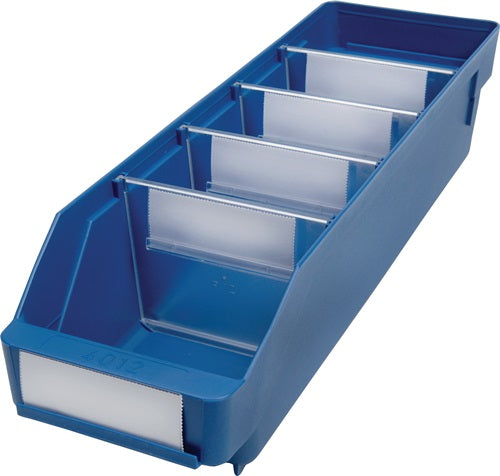 Regalkasten L400xB120xH95mm blau PP