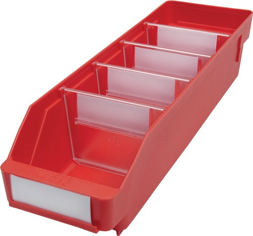 Regalkasten L400xB120xH95mm rot PP