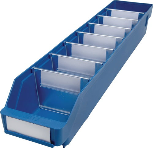 Regalkasten L600xB120xH95mm blau PP