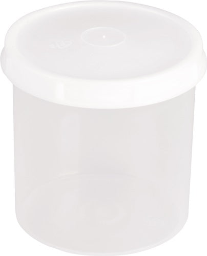 Dose 1000 ml mit Schraubdeckel rund natur H126xD125mm HÜNERSDORFF