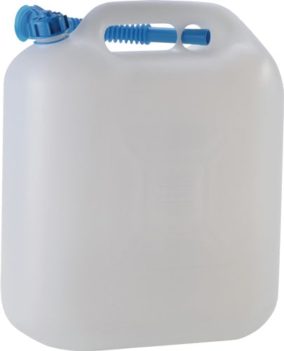 Wasserkanister 22 l HD-PE mit Auslaufrohr H440xB370xT190mm HÜNERSDORFF