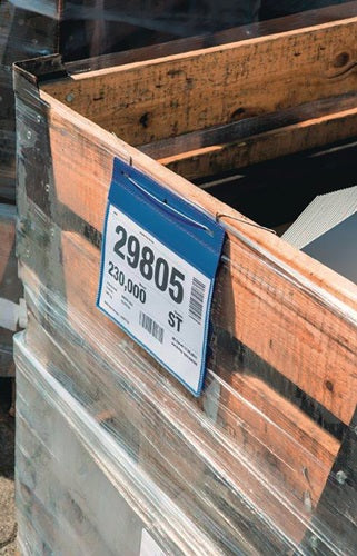 Dokumententasche B297xH210 mm DIN A4 quer mit flexiblem Drahtbügel dunkelblau Pak a 50 St DURABLE