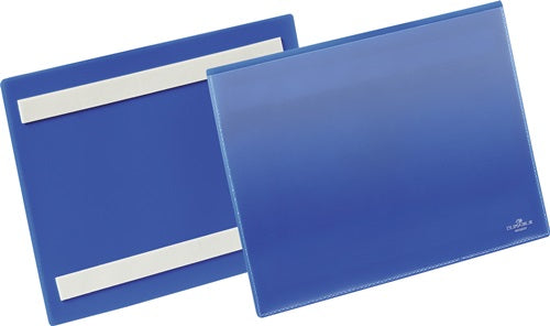 Etikettentasche B210xH148mm blau selbstklebend 50St/Pack DURABLE