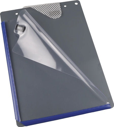 Auftragstasche PVC mit Umbug-Verschweißung DIN A4 blau EICHNER - VPE: 10 – Ansicht 3