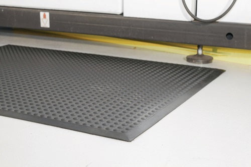 Arbeitsplatzbodenbelag Fertigmatte L1200xB900xS14mm schwarz SBR-Gummi COBA – Ansicht 3