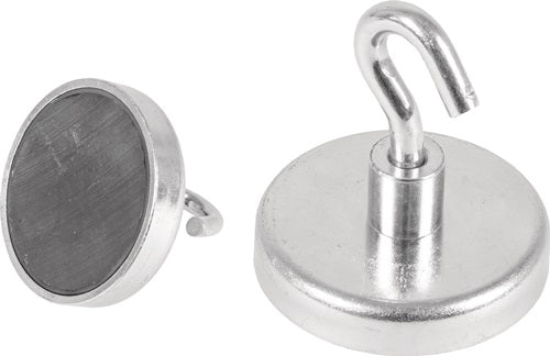 Kraftmagnet Ø 47 mm verzinkt mit Haken 5St/Karton EICHNER – Ansicht 3
