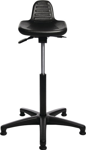 Stehhilfe Integralschaum Sitzhöhenverstellung 550-810 mm Stahlrohr schwarz TOPSTAR