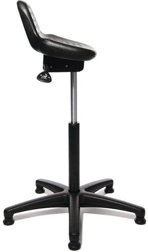 Stehhilfe Integralschaum Sitzhöhenverstellung 550-810 mm Stahlrohr schwarz TOPSTAR – Ansicht 6