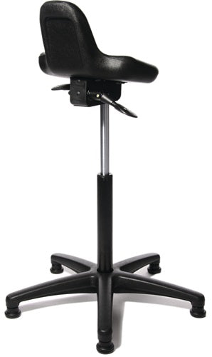 Stehhilfe Integralschaum Sitzhöhenverstellung 550-810 mm Stahlrohr schwarz TOPSTAR – Ansicht 4