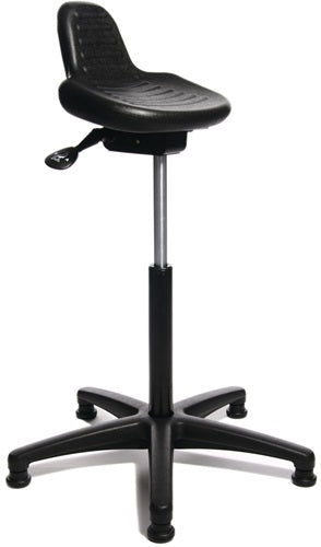Stehhilfe Integralschaum Sitzhöhenverstellung 550-810 mm Stahlrohr schwarz TOPSTAR – Ansicht 5