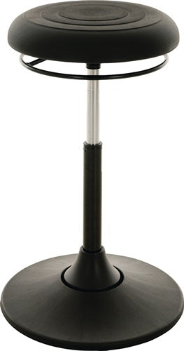 Drehhocker Kunststoff-Tellerfuß PU-Schaum schwarz Sitzhöhenverstellung 510-700 mm LOTZ