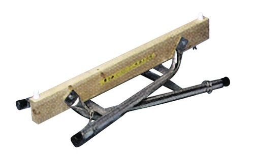 Arbeitsbock Höhe max900 mm Holz/Stahlrohr höhenverstellbar ZARGES – Ansicht 3