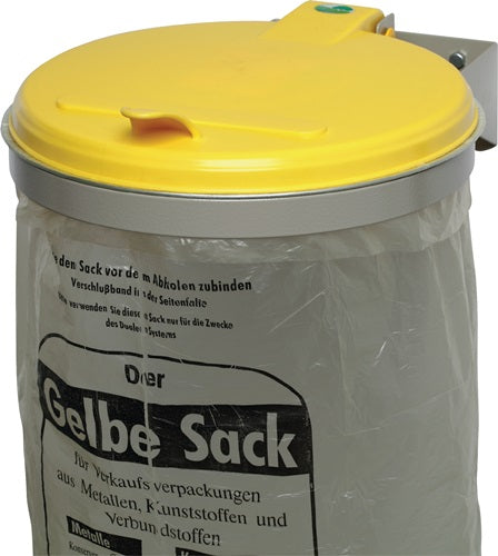 Abfallsammler B400xT510mm 120 l Deckel gelb (KS) VAR – Ansicht 3