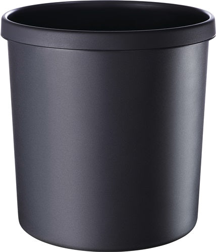 Papierkorb 18 l H310xØ295 mm mit Griffrand Kunststoff schwarz HELIT