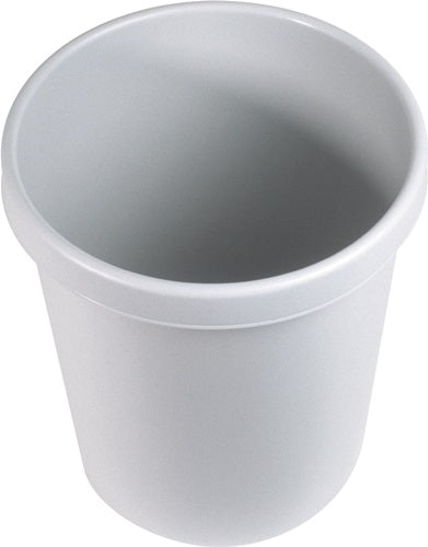 Papierkorb 18 l H331xØ315 mm mit Griffrand Kunststoff lichtgrau HELIT - VPE: 6 – Ansicht 3