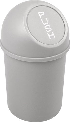 Abfallbehälter H375xØ214mm 6 l lichtgrau HELIT