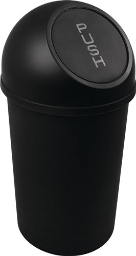Abfallbehälter H490xØ253mm 13 l schwarz HELIT