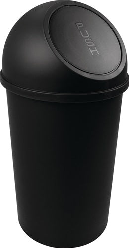 Abfallbehälter H615xØ312mm 25 l schwarz HELIT