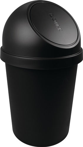 Abfallbehälter H700xØ403mm 45 l schwarz HELIT