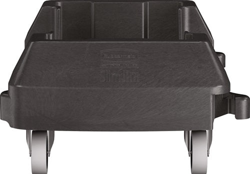 Fahrwagen mit 4 Lenkrollen Wertstoffsammler 60 l schwarz RUBBERMAID – Ansicht 4