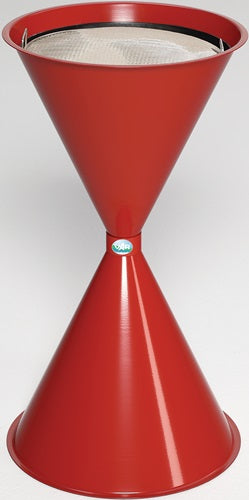Standascher D400xH730mm rot Stahlblech VAR