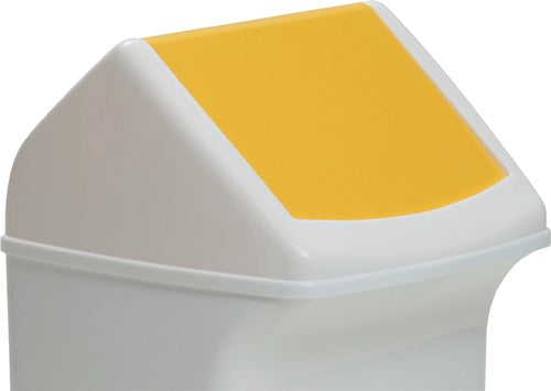 Deckel Polyethylen gelb B330xT330mm passend für Abfallsammler 40 l mit Einwurfklappe DURABLE
